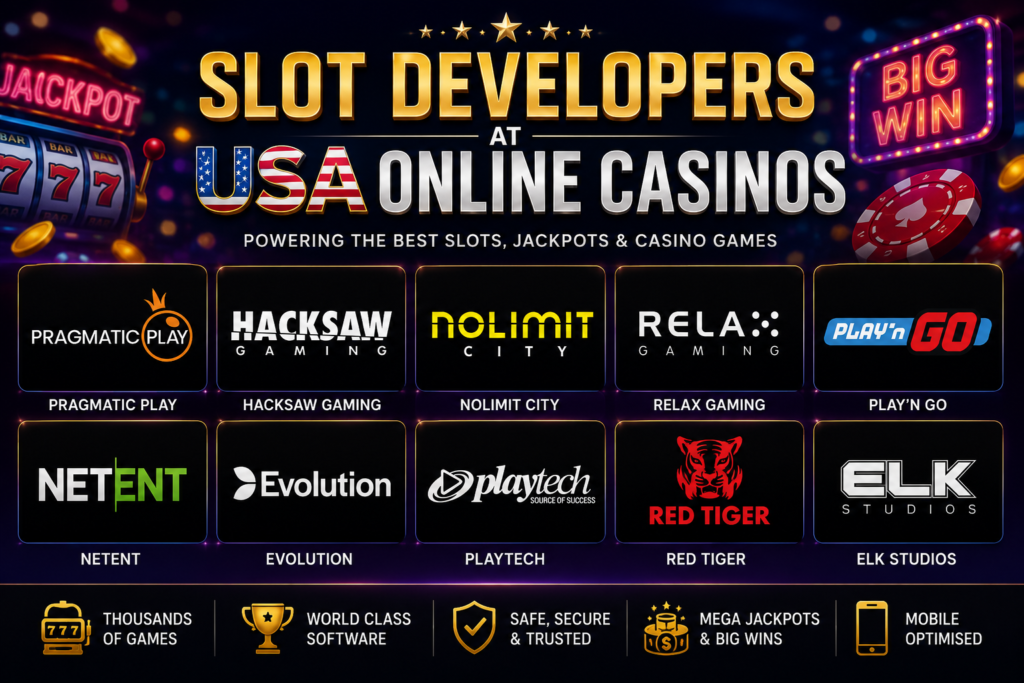 Leading Software Providers at USA online casinos