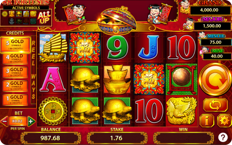 88 fortunes slot game